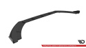 Ford Fiesta ST Mk8 Facelift 2021-2024 Street Pro Frontläpp / Frontsplitter + Flaps Svart/Röd + Blanka Flaps Maxton Design