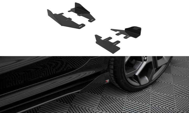 Ford Fiesta MK8 ST 2018+ / ST-Line 2017+ Add-On Splitters Maxton Design i gruppen Välj bilmodell / Ford / Fiesta MK8 17+ / Styling hos DDESIGN Scandinavia AB (FOFI8STCNC-SF1G)