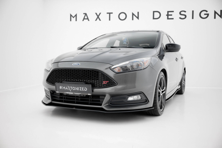 Ford Focus ST Mk3 Facelift 2015-2018 Street Pro Frontsplitter / Frontläpp Maxton Design i gruppen Välj bilmodell / Ford / Focus ST MK3 11-19 / Styling hos DDESIGN Scandinavia AB (FOFO3FSTCNC-FD4B)