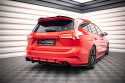 Ford Focus Estate ST Mk4 2019 -2021 Street Pro Bakre Diffuser Svart/Röd Maxton Design