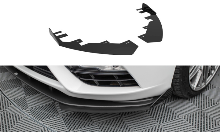 Ford Mondeo Sport Mk5 Facelift / Fusion Sport Mk2 Facelift 2019-2022 Främre Splitters Maxton Design i gruppen Välj bilmodell / Ford / Mondeo Mk5 14-22 / Styling hos DDESIGN Scandinavia AB (FOMO5FSPORTCNC-FSF1G)