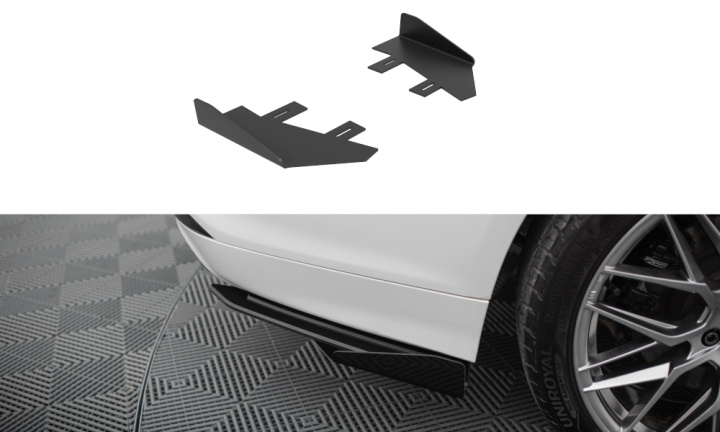 Ford Mondeo Sport Mk5 Facelift / Fusion Sport Mk2 Facelift 2019-2022 Bakre Sidosplitters Maxton Design i gruppen Välj bilmodell / Ford / Mondeo Mk5 14-22 / Styling hos DDESIGN Scandinavia AB (FOMO5FSPORTCNC-RSF1G)