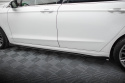 Ford Mondeo Sport Mk5 Facelift / Fusion Sport Mk2 Facelift 2019-2022 Street Pro Sidoextensions + Flaps Svart/Röd + Blanka Flaps Maxton Design