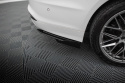 Ford Mondeo Sport Mk5 Facelift / Fusion Sport Mk2 Facelift 2019-2022 Street Pro Bakre Sidoextensions + Flaps Svart/Röd + Blanka Flaps Maxton Design