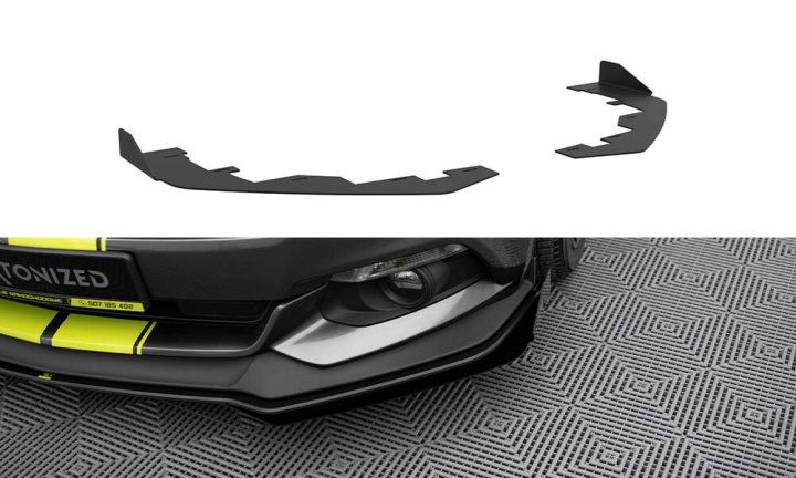 Ford Mustang GT Mk6 2014-2017 Främre Splitters Maxton Design i gruppen Välj bilmodell / Ford / Mustang 15-17 / Styling hos DDESIGN Scandinavia AB (FOMU6GTCNC-FSF1G)