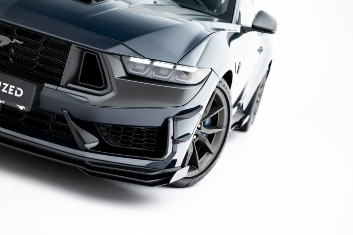 Ford Mustang Dark Horse Mk7 2023- Front Flaps Flaps Maxton Design i gruppen Välj bilmodell / Ford / Mustang 24+ hos DDESIGN Scandinavia AB (FOMU7DHCNC-FSF1G)
