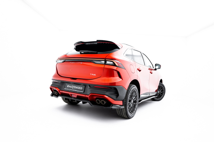 Forthing T-Five Mk1 2023- Bakre Splitter (med Splitters) Maxton Design i gruppen Välj bilmodell hos DDESIGN Scandinavia AB (FT-TFIVE-1-RD1G-RD2G)