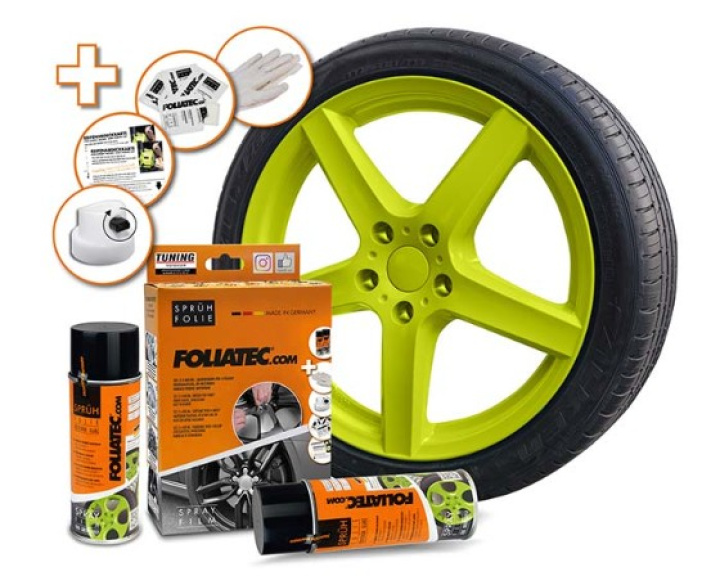 Foliatec Spray film, Set toxic toxic grön blank 2x400ml i gruppen Välj bilmodell hos DDESIGN Scandinavia AB (FT2027)