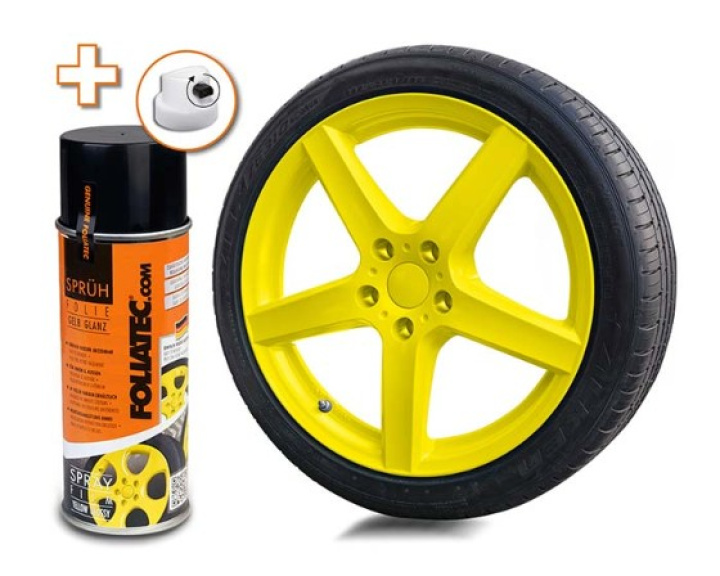 Foliatec Spray Film, gul blank 1x400ml i gruppen Välj bilmodell hos DDESIGN Scandinavia AB (FT2051)