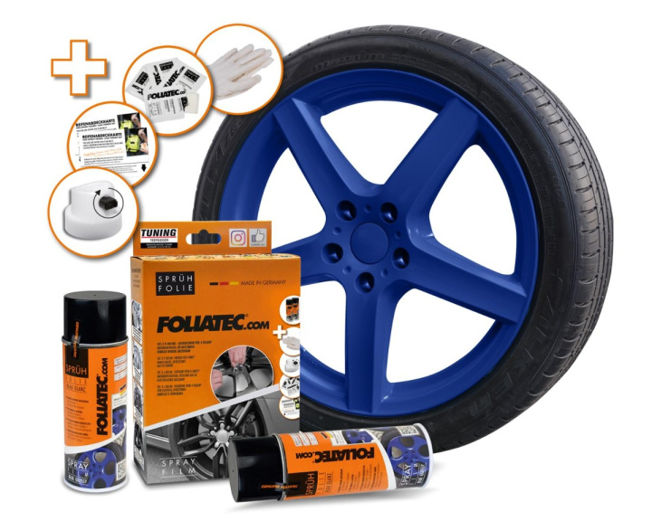 Foliatec Spray film Set, blå blank i gruppen Välj bilmodell hos DDESIGN Scandinavia AB (FT2054)