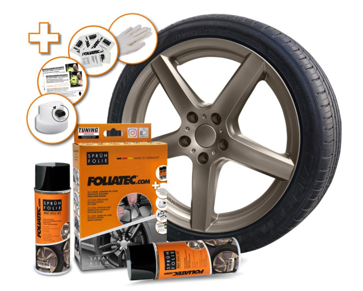 Foliatec Spray Film Set, matt brons metallic 2x400ml i gruppen Välj bilmodell hos DDESIGN Scandinavia AB (FT2089)