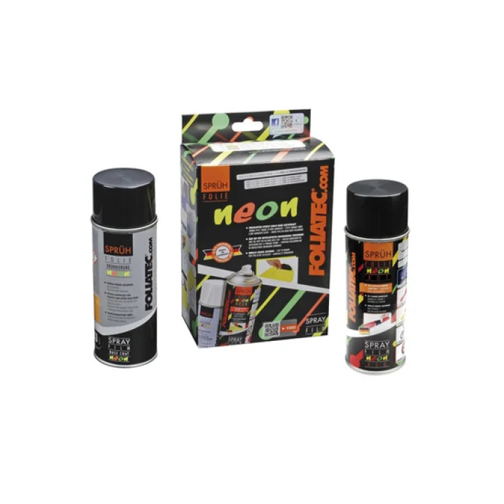 Spray Film NEON Set (2st), Gul Foliatec i gruppen Välj bilmodell hos DDESIGN Scandinavia AB (FT2094)