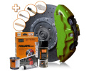 Bromsoksfärg Foliatec komplett paket performance green metallic