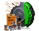 Bromsoksfärg Foliatec komplett paket power green