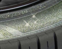 Däckspray gyllene metallic