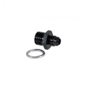 18mm to -6 AN Male Flare med Aluminumbricka Grams Performance