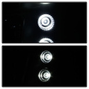 Silverado 1500/2500/3500 03-06 LED (Utbytbara LEDs) Strålkastare - Svarta Spyder Auto