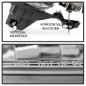 Chevy Silverado 1500/2500 99-02 / Chevy Silverado 3500 01-02 / Chevy Suburban 1500/2500 00-06 / Chevy Tahoe 00-06 Strålkastare - Krom Spyder Auto