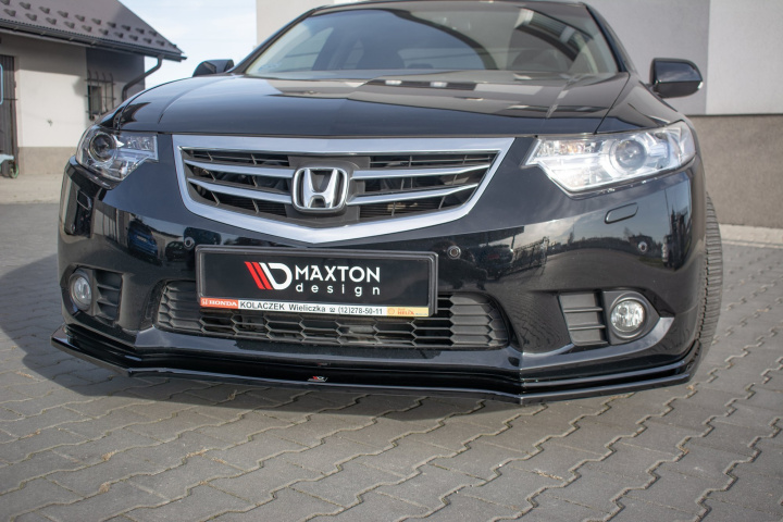 Honda Accord Viii (Cu Series) Facelift 2011-2015 Frontläpp / Frontsplitter Maxton Design i gruppen Välj bilmodell / Honda / Accord 08-12 / Styling hos DDESIGN Scandinavia AB (HO-AC-8F-FD1G)