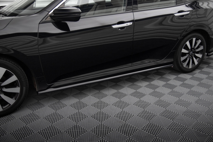 Honda Civic Mk10 2017-2022 Sidokjolar / Sidoextensions Maxton Design i gruppen Välj bilmodell / Honda / Civic FC - FK Standard 16-21 / Styling / Sidokjolar hos DDESIGN Scandinavia AB (HO-CI-10-SD1G)