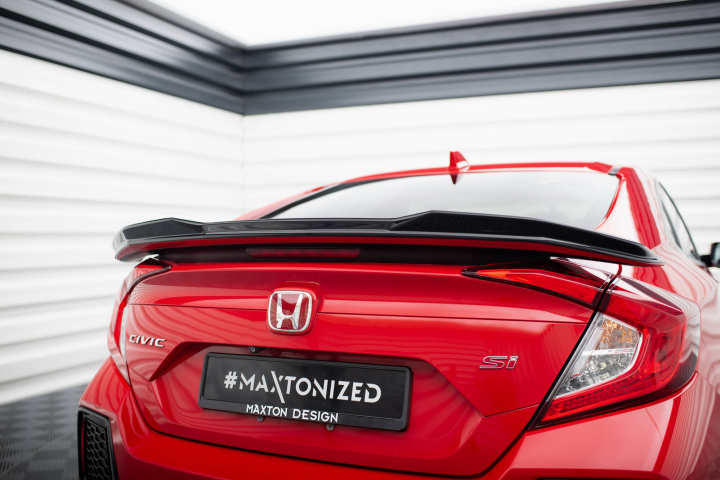 Honda Civic SI Mk10 2017-2022 Vingextension 3D Maxton Design i gruppen Välj bilmodell / Honda / Civic FC - FK Standard 16-21 / Styling / Vingar hos DDESIGN Scandinavia AB (HO-CI-10-SI-CAP3D1G)