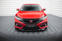 Honda Civic SI Mk10 2017-2022 Frontläpp / Frontsplitter V.1 Maxton Design