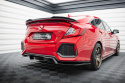Honda Civic SI Mk10 2017-2022 Bakre Splitter / Diffuser med Splitters Maxton Design