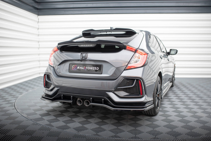 Honda Civic Sport Mk 10 Facelift 2020-2022 Bakre Splitter / Diffuser Maxton Design i gruppen Välj bilmodell / Honda / Civic FC - FK Standard 16-21 / Styling / Bak hos DDESIGN Scandinavia AB (HO-CI-10-SPORT-RSD1G-RD1G)