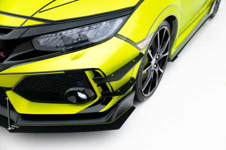 HO-CI-10-TYPE-R-CNC-CAN1A Honda Civic Type-R FK8 2017-2021 Canards Maxton Design