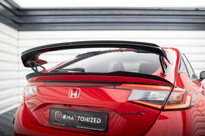 Honda Civic Type-R FL5 Mk11 2023+ Nedre Vingextension V.1 Maxton Design i gruppen Välj bilmodell / Honda / Civic FE - FL 2021+ hos DDESIGN Scandinavia AB (HO-CI-11-TYPE-R-CAP2G)