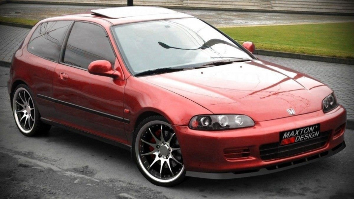 Honda Civic MK5 1991-1996 Frontläpp / Frontsplitter Maxton Design i gruppen Välj bilmodell / Honda / Civic EG-EH-EJ 92-95 / Styling / Frontläppar hos DDESIGN Scandinavia AB (HO-CI-5-FD1G)