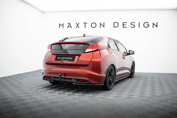 Honda Civic Hatchback Mk9 2011-2014 Bakre Sidoextensions Maxton Design i gruppen Välj bilmodell / Honda / Civic FK Standard 11-17 / Styling / Bak hos DDESIGN Scandinavia AB (HO-CI-9-RSD1G)