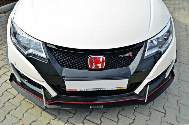 HO-CI-9-TYPE-R-CNC-FD2 Honda Civic Type-R FK2 2015-2017 Frontsplitter Racing V.2 Maxton Design