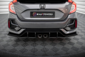Honda Civic Sport FK Mk10 Facelift 2020-2023 Street Pro Frontsplitter V.1 Maxton Design 