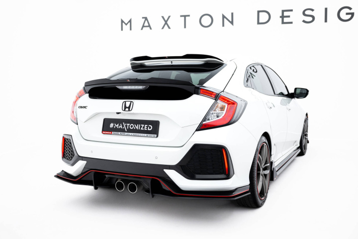 Honda Civic Sport Mk 10 2017-2019 Street Pro Bakre Sidoextensions Maxton Design i gruppen Välj bilmodell / Honda / Civic FC - FK Standard 16-21 / Styling hos DDESIGN Scandinavia AB (HOCI10SPORTCNC-RSD2B)