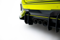 Honda Civic Type-R Mk10 / Mk10 Facelift 2019-2022 Street Pro Bakre Diffuser V.2 Svart/Röd Maxton Design