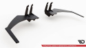 Honda Civic Type-R Mk10 / Mk10 Facelift 2019-2022 Street Pro Bakre Diffuser V.2 Svart/Röd Maxton Design
