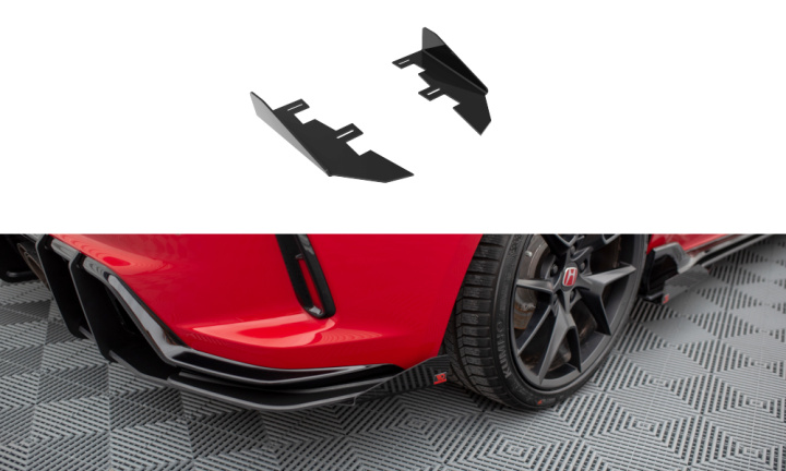 Honda Civic Type-R Mk 11 2023+ Bakre Sidosplitters Maxton Design i gruppen Välj bilmodell / Honda / Civic FE - FL 2021+ hos DDESIGN Scandinavia AB (HOCI11TYPERCNC-RSF1G)