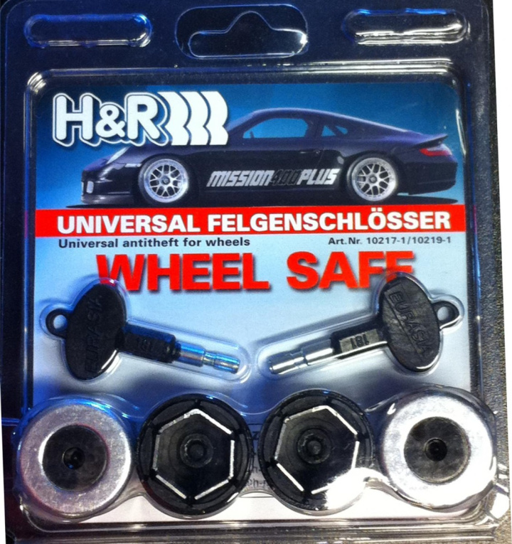 H&R Låsbultsats HR-10217-1 Universal Passar M12 M14 bultar Sats om 4 st inkl nyckel Version i gruppen Välj bilmodell hos DDESIGN Scandinavia AB (HR-10217-1)
