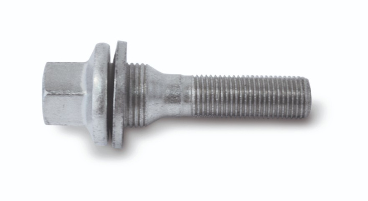 HR-12253906 H&R hjulbult M12x1,25 För Citroen Peugeot originalfälg med rörlig flat skiva total Längd inkl skiva Silver, Längd 44mm i gruppen Välj bilmodell hos DDESIGN Scandinavia AB (HR-12253906)