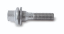 HR-12254906 H&R hjulbult M12x1,25 För Citroen Peugeot originalfälg med rörlig flat skiva total Längd inkl skiva Silver, Längd 54mm