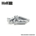 HR-1254044 H&R hjulbult M12x1.5 Splinesad Silver, Längd 40mm 14,2mm Diameter