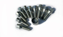 HR-14254001SET H&R Bultsats inkl låsbutar M14x1,25 Konisk Silver, Längd 40mm