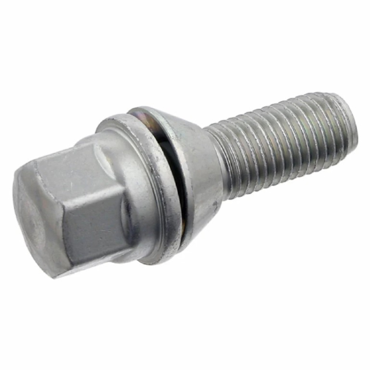 HR-14254308 H&R hjulbult M14x1,25 Konisk med rörlig kona BMW Silver, Längd 43mm i gruppen Välj bilmodell hos DDESIGN Scandinavia AB (HR-14254308)