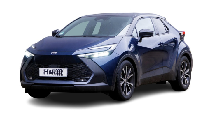 H&R Sänkningssats Toyota C-HR Typ AX2T Plug in Hybrid i gruppen Välj bilmodell hos DDESIGN Scandinavia AB (HR-28542-1)