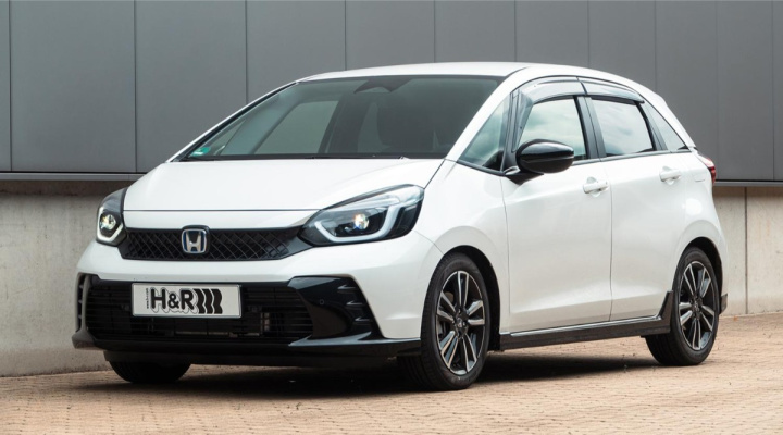H&R Sänkningssats Honda Jazz Typ GR HEV Hybrid 2020- Sänker ca: 25mm fram 20mm bak i gruppen Välj bilmodell hos DDESIGN Scandinavia AB (HR-28556-1)
