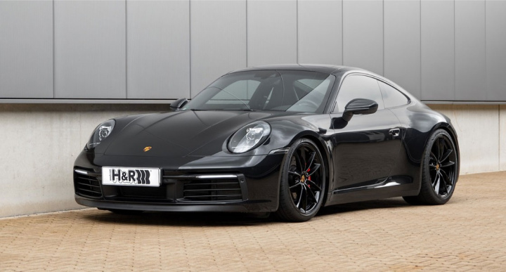 H&R Sänkningssats Porsche 911 Typ 992 GTS 4 GTS Coupe/Cabrio Carrera / Carrera 4 +S Standardchassi inkl Liftsystem i gruppen Välj bilmodell hos DDESIGN Scandinavia AB (HR-28652-2)