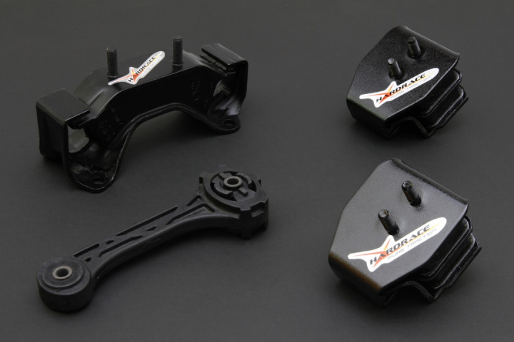 HR-5835 Subaru Impreza WRX/STI 92-11 / Forester 03-08 / Legacy 95-08 Förstärkta Motorfästen 5-växlade (Förstärkta Gummibussningar) 4 Delar/Set Hardrac
