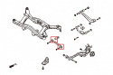 Subaru Legacy BL/BP Bakre Främre Lateral-stagsbussningar (Pillowball) 4 Delar/Set Hardrace