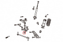 Lexus IS200/300 99-05 / GS300/400 98-05 / SC 01-10 Bakre Spindel Bussning 2 Delar/Set (Pillowball) Hardrace